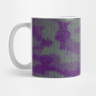 Halftone camouflage pattern face Mug